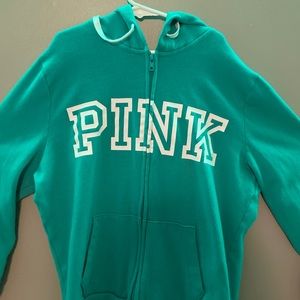 Victoria’s secret teal zip up jacket